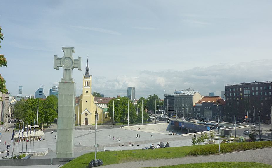 Plaza de la la Libertad en Tallin