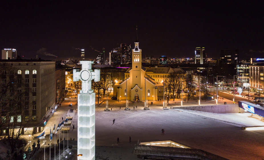 Plaza de la la Libertad en Tallin