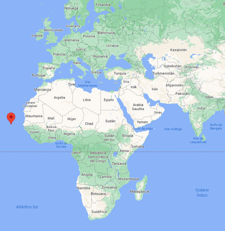 Capital de Cabo verde en el mapa