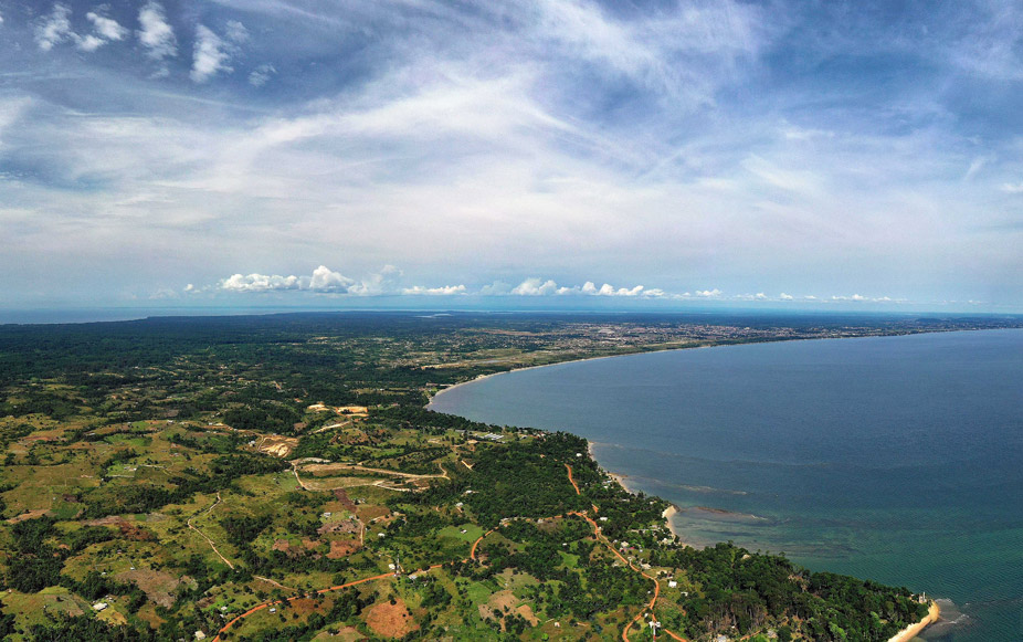 Libreville desde el aire