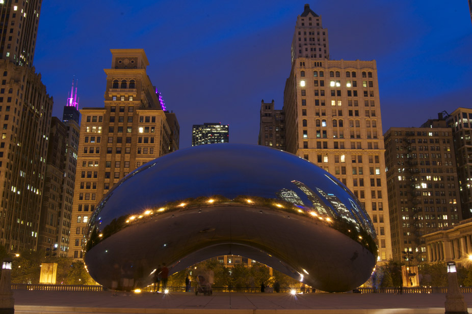 Cloud Gate, en el Parque del Milenio