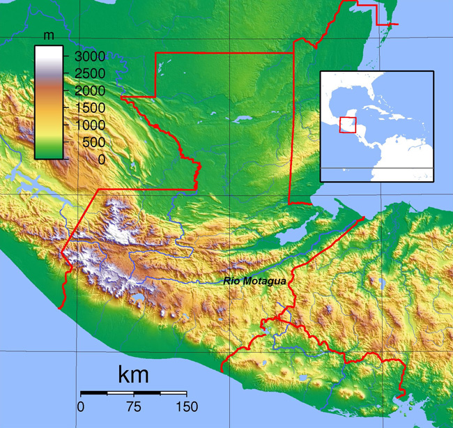 Trayecto del río Motagua