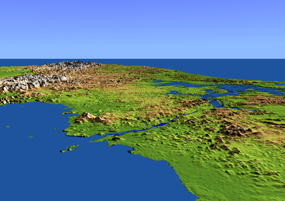 Canal de Panamá, imagen de la NASA