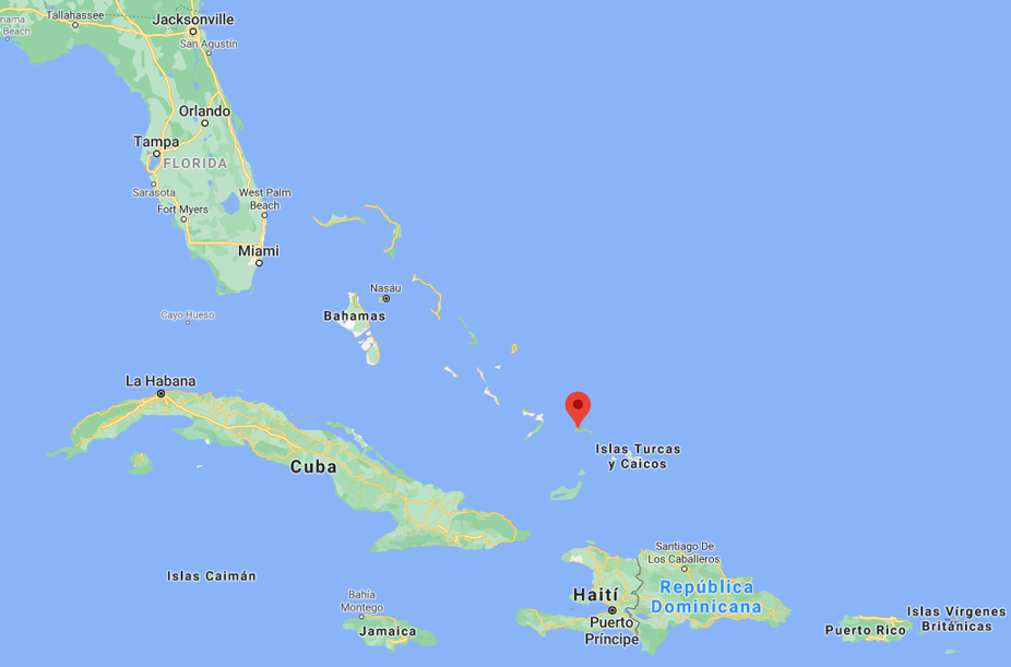 Mayaguana en el mapa