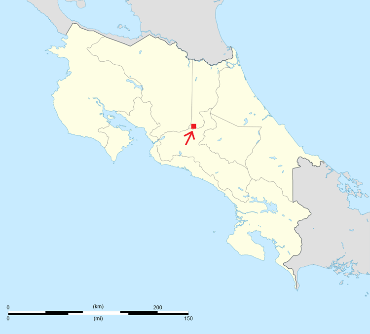 Heredia en el mapa de su país