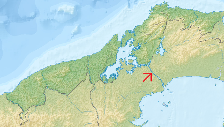 El Río Chagres en el mapa