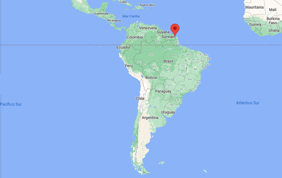 Capital de Trinidad y Tobago en el mapa