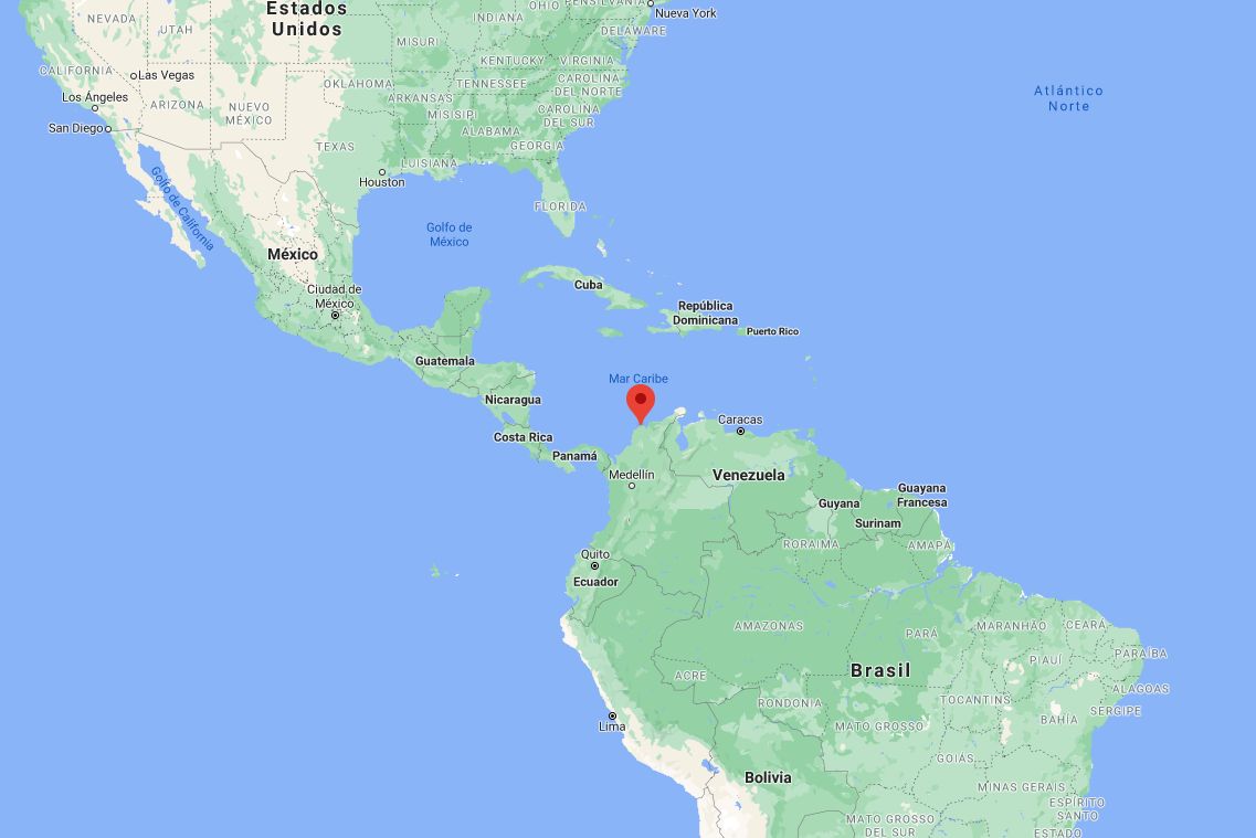 Barranquilla en el mapa