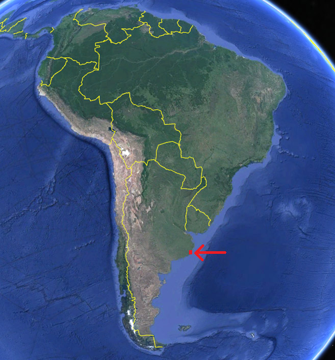 Mar del Plata en el mapa