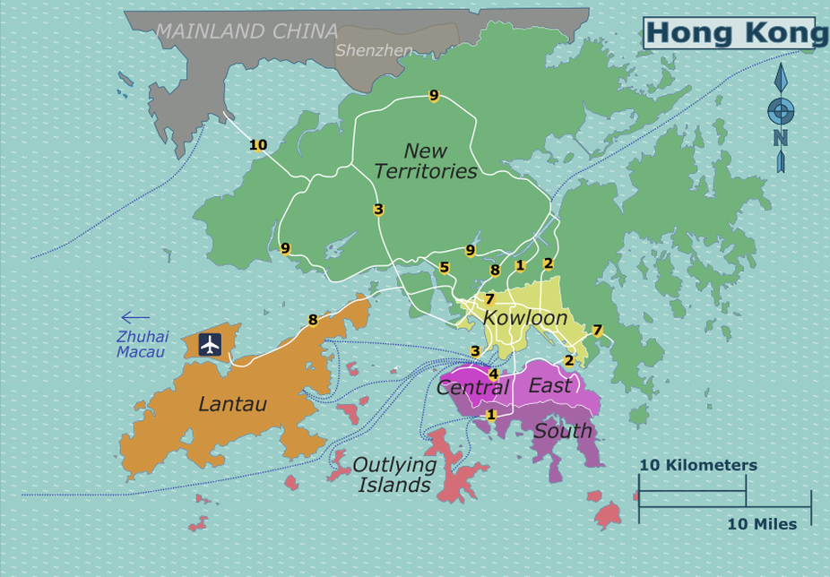 Distritos de Hong Kong