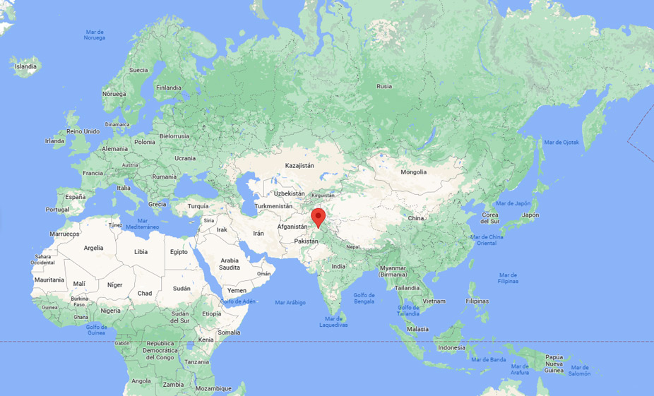 Capital de akistán en el mapa