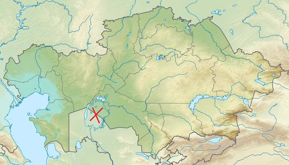 Situación del mar de Aral