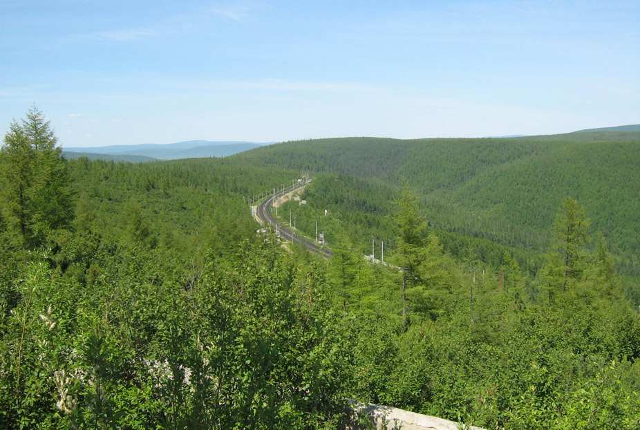 Los montes stanovoy en la frontera de Yakutia y la región de Amur