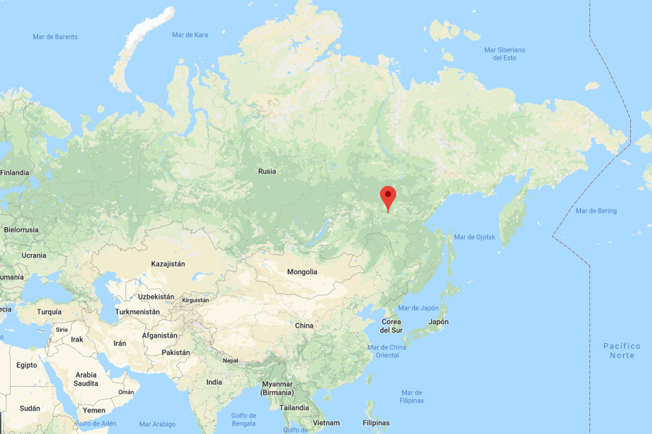 Situación de los montes Stanovoi