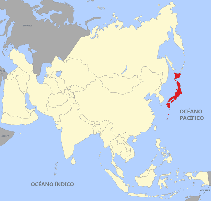 Mapa de Japón