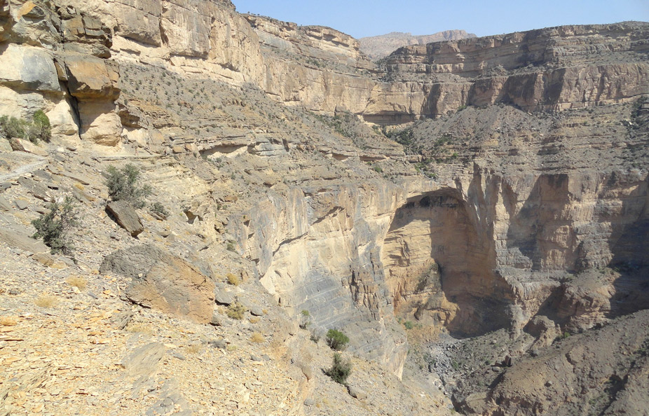 La montaña Jebel Shams