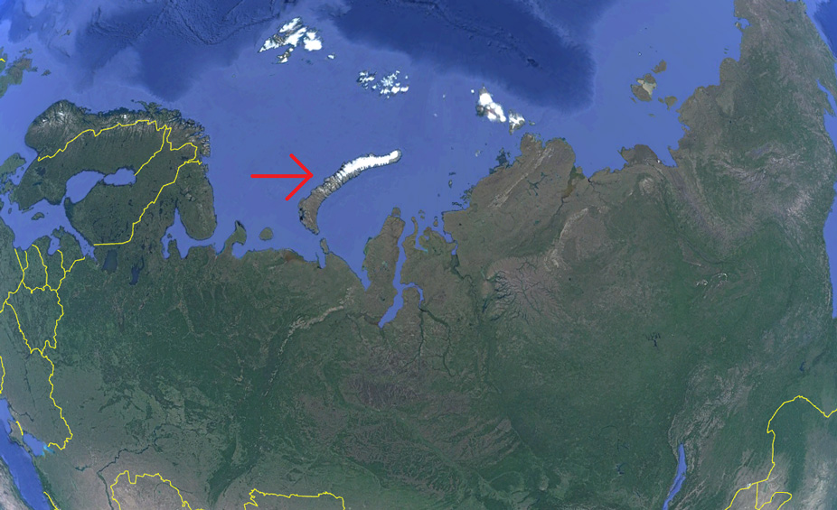 Situación de Nueva Zembla