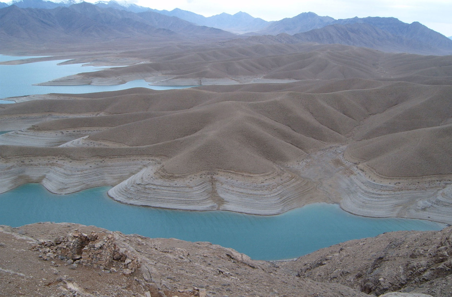 El río Helmand en la provincia homónima en Afganistán