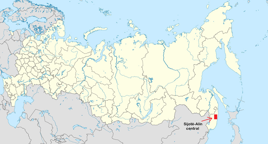 Sijoté-Alín en el mapa