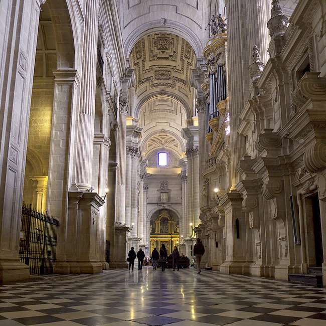 Nave del Evangelio en la Catedral de la Asunción de Jaén