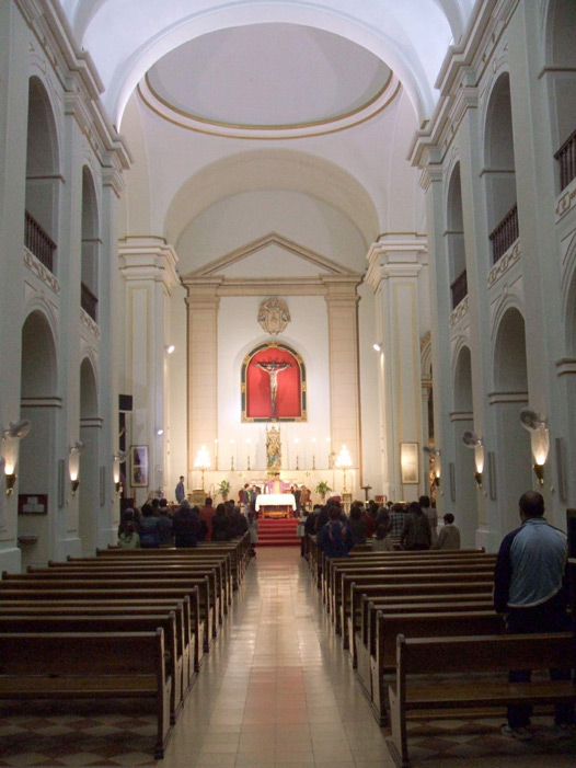 Interior de la iglesia de la Merced Jaén