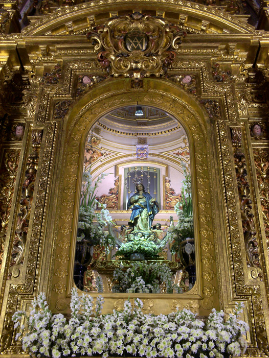 Retablo de la Inmaculada en la Iglesia de San Andrés