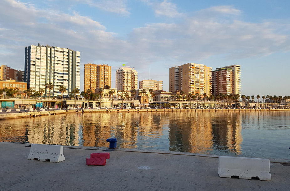 Foto de Málaga desde el Paseo de la La Farola