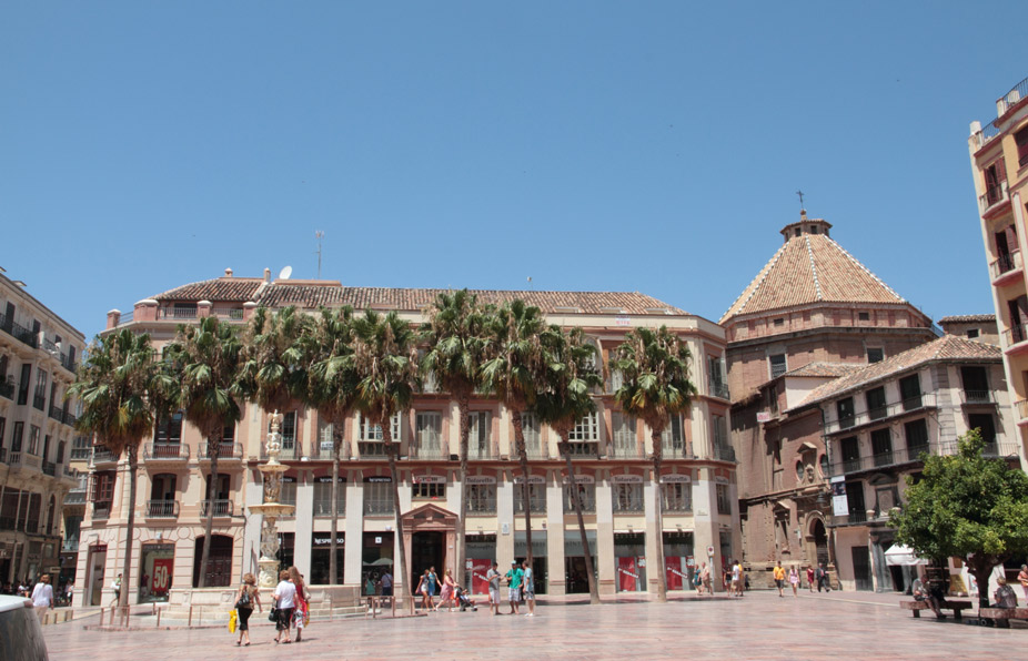 La Plaza del Obispo de la Constitución de Málaga