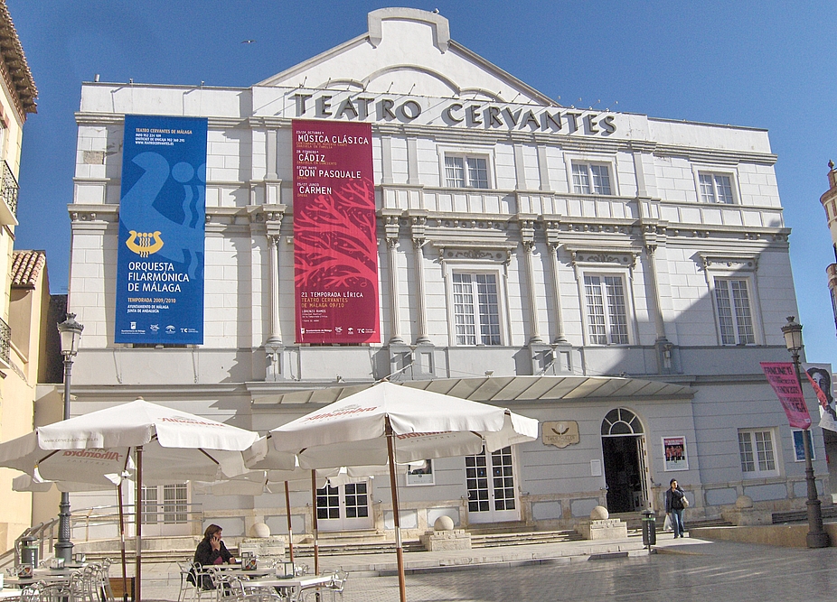 El Teatro Cervantes de Málag