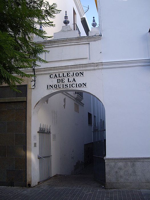 Callejón de la Inquisición en Sevilla