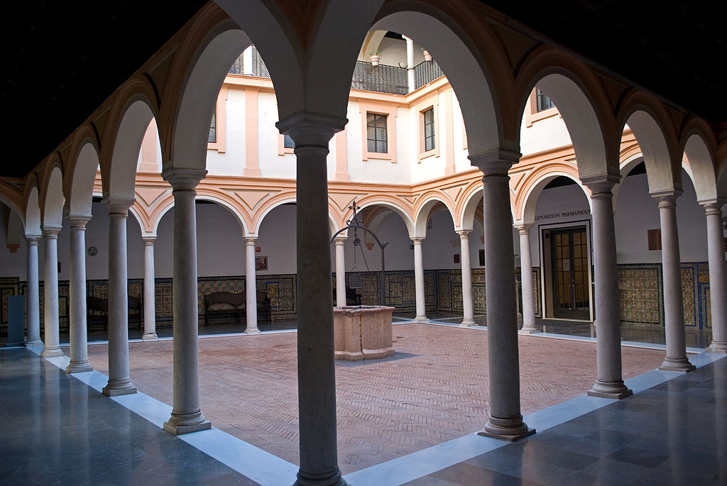 Claustro del Aljibe, interior del Museo de Bellas Artes de Sevilla