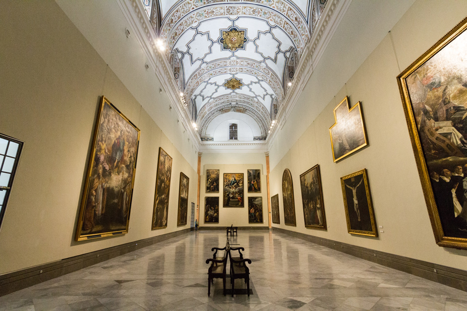 Interior del Museo de Bellas Artes de Sevilla