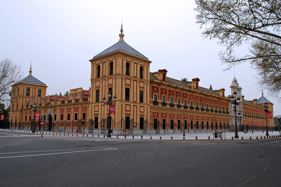El Palacio de San Telmo en Sevilla