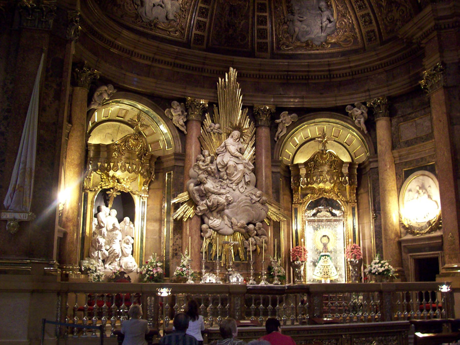 La Santa Capilla en la Basílica de Nuestra Señora del Pilar