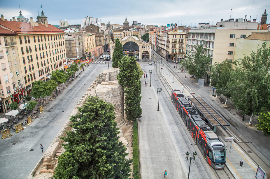 Zaragoza desde el Torreón de la Zuda