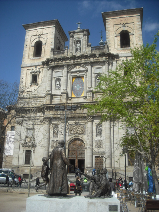 La iglesia de San Ildefonso en Toledo