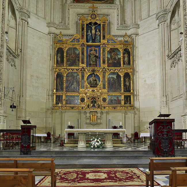 Retablo del Hospital Santa Cruz en Toledo