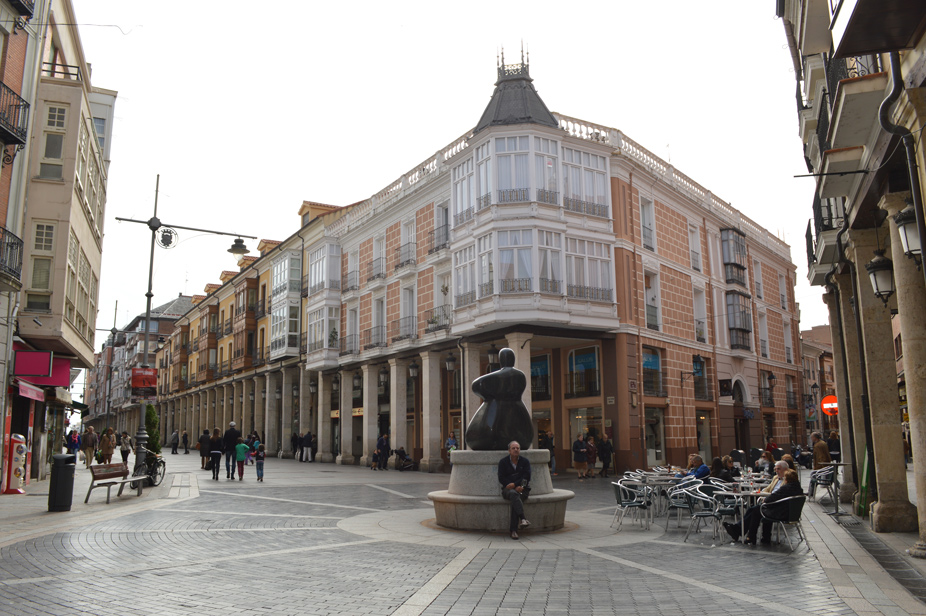 La calle Mayor de Palencia