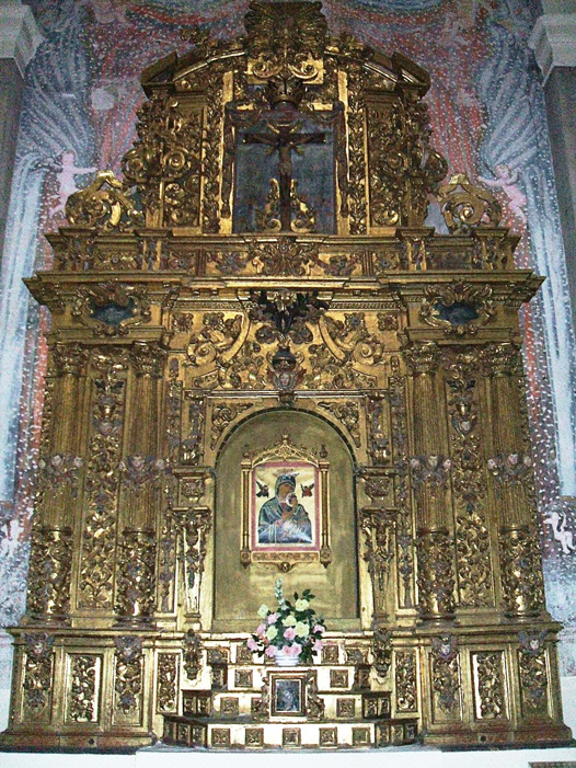 Retablo barroco de la Iglesia de Nuestra Señora de La Calle en Palencia