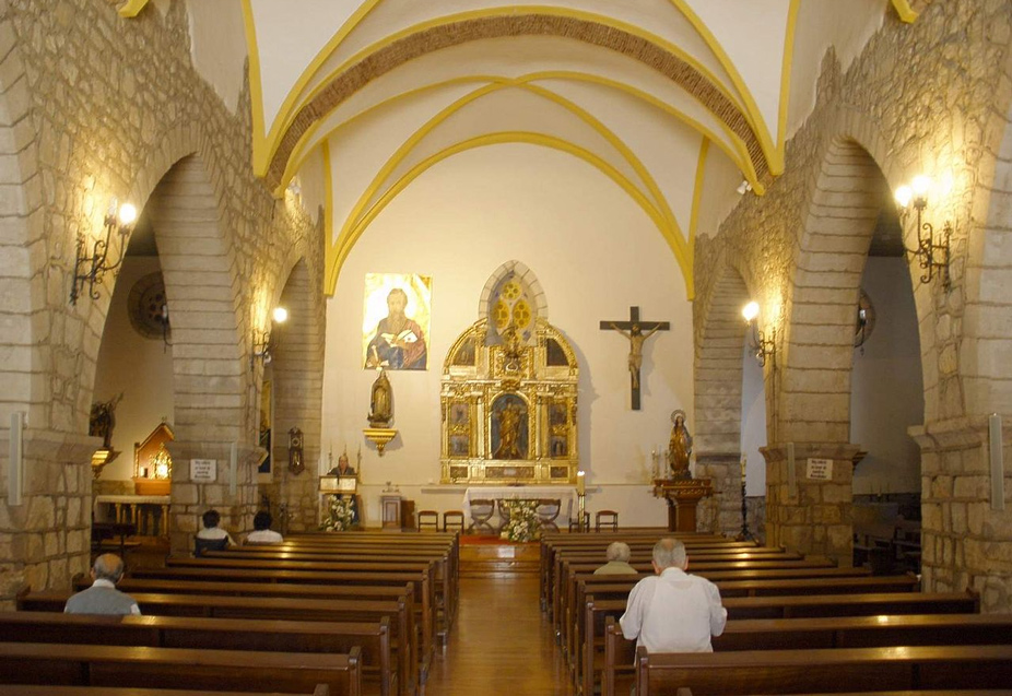 Interior de la Iglesia de Santa María en Palencia