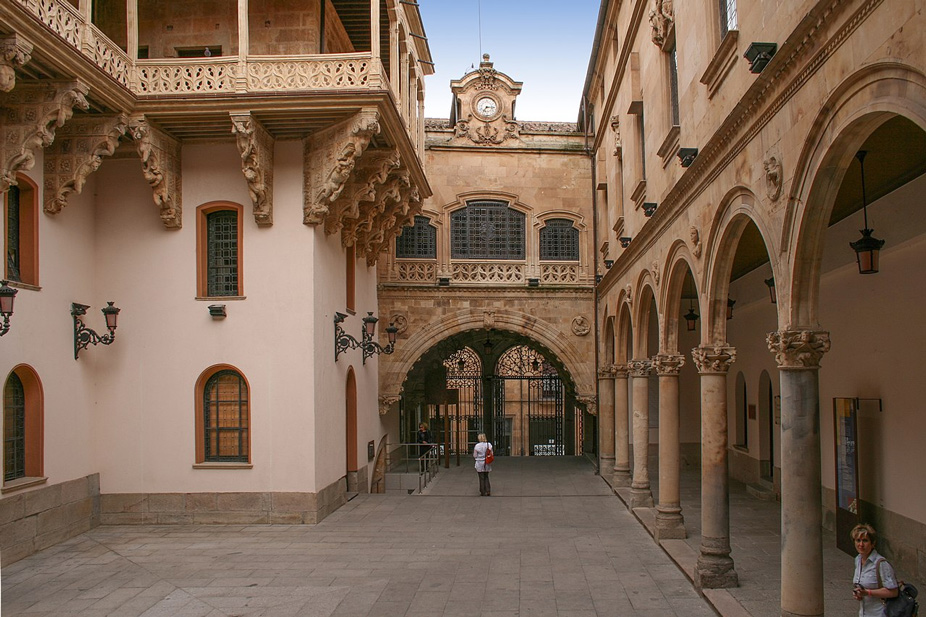 Interior del Palacio de la Salina de Salamanca