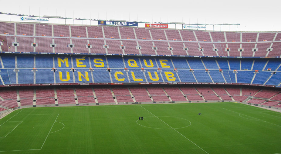 El Camp Nou por dentro
