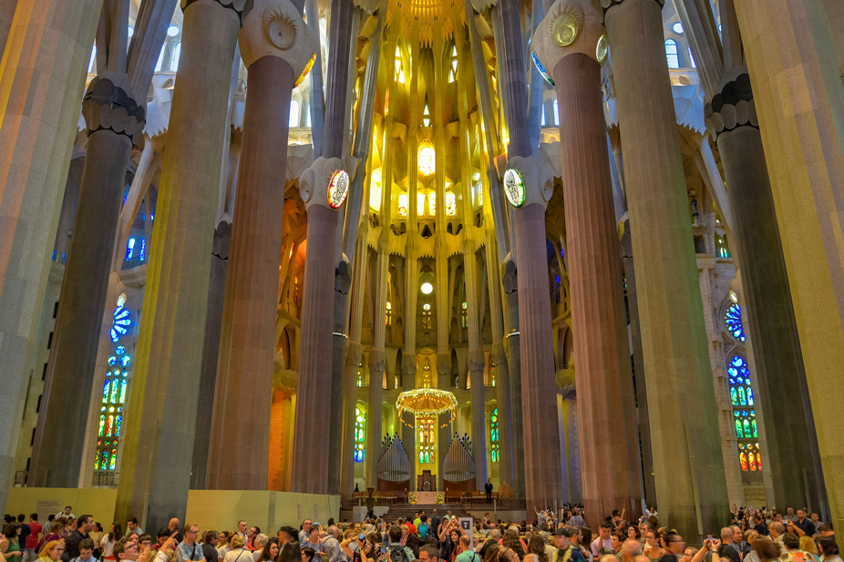 Interior de la Sagrada Familia
