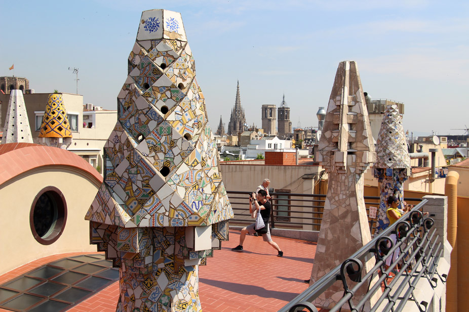 La azotea del palacio Güell