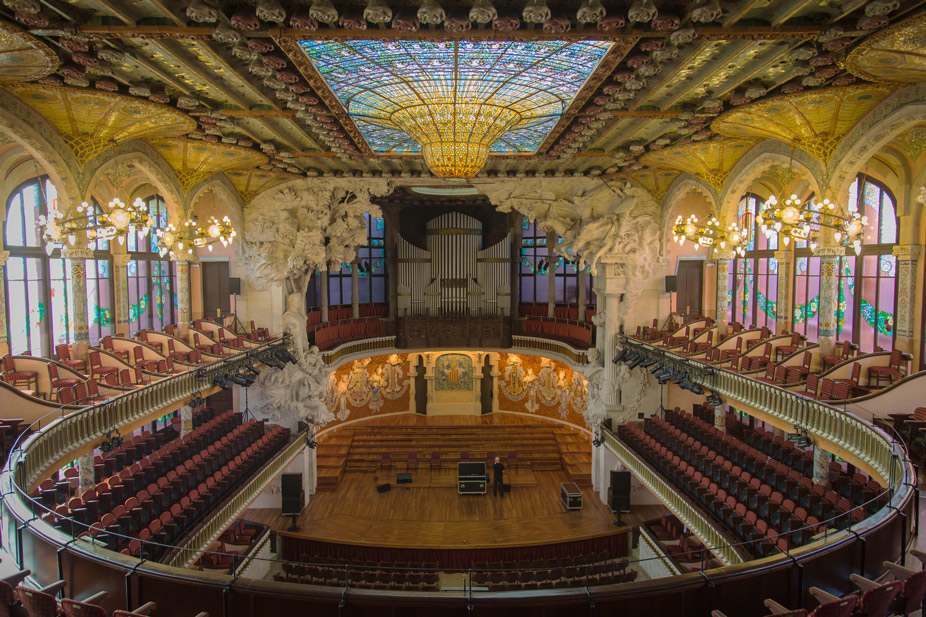 Interior del Palau de la Música Catalana