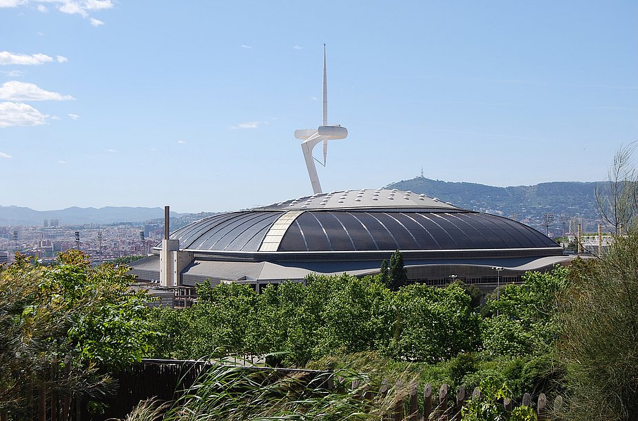 El Palau Sant Jordi por fuera