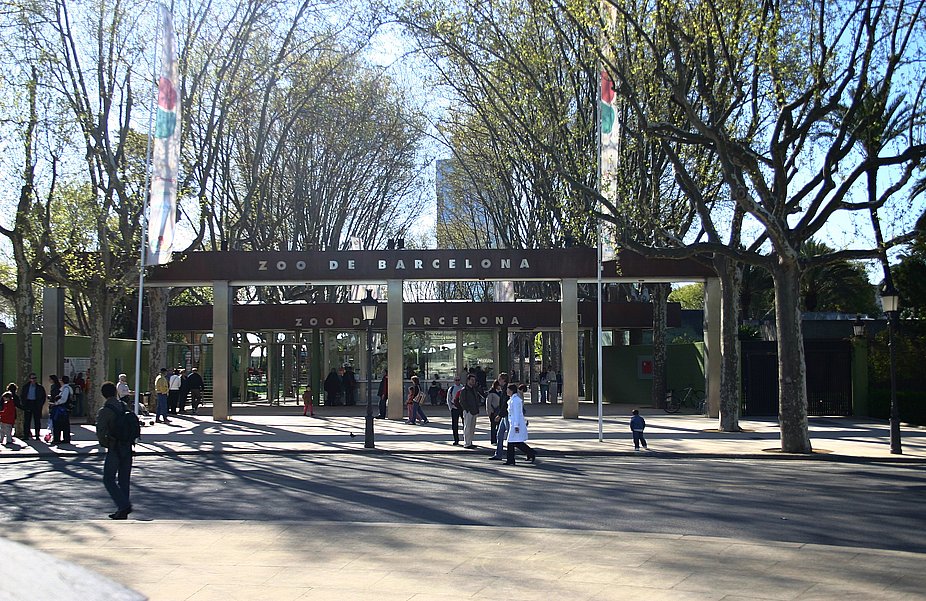 Entrada al Zoo de Barcelona