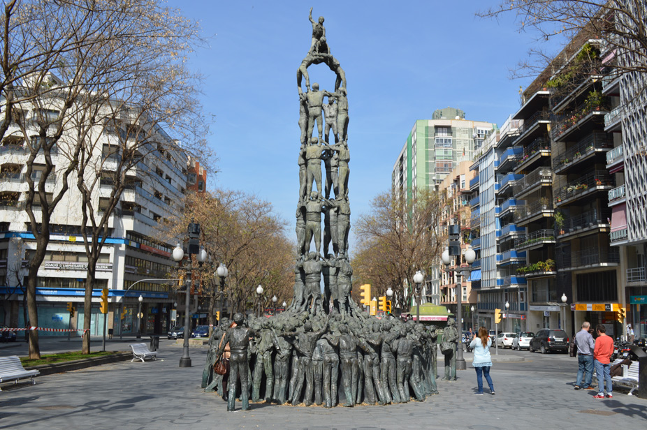 Monumento a los Castellers en Tarragona