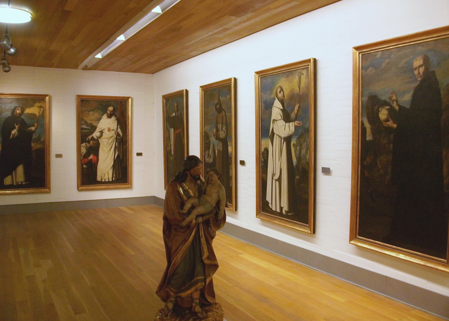 Cuadros del taller de Zurbarán en el Museo de Bellas Artes de Castellón