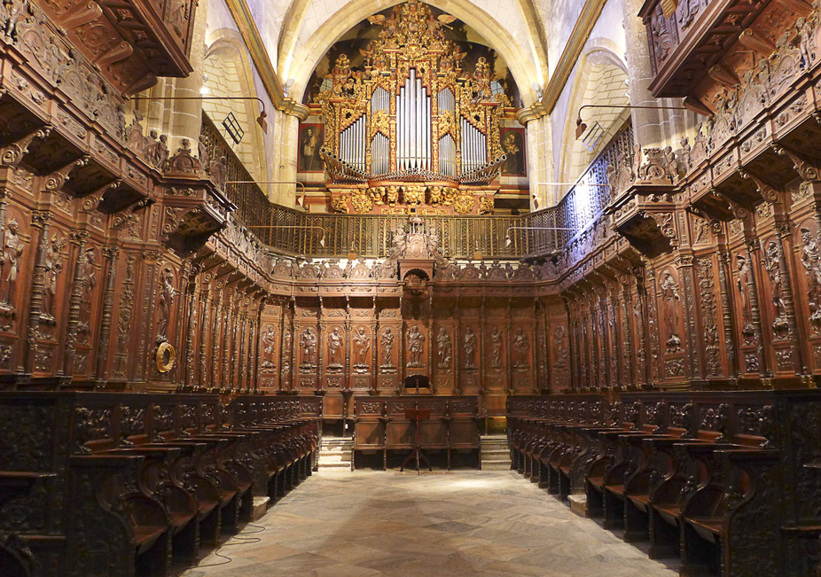 Sillería coral de la Catedral de San Juan Bautista en Badajoz